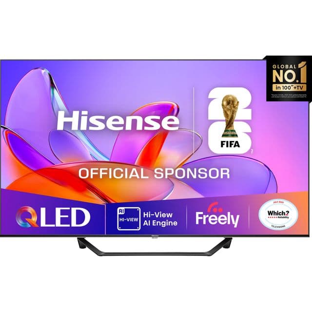 Hisense A7Q 43" 4K Ultra HD QLED Smart Freely TV [2025] - 43A7QTUK