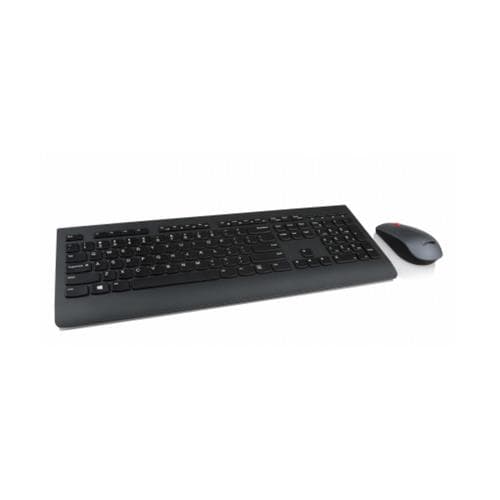 Lenovo 4X30H56828. Keyboard form factor: Full-size (100%). Keyboard style: Straight. Connectivity technology: Wireless Device interface: RF Wireless Keyboard layout: QWERTY Recommended usage: Universal. Product colour: Black. Mouse included