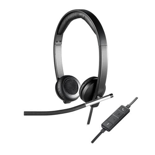 Logitech USB Headset Stereo H650e. Product type: Headset. Connectivity technology: Wired. Recommended usage: Office/Call center. Headphone frequency: 50 - 10000 Hz. Cable length: 2.1 m. Weight: 120 g. Product colour: Black Silver