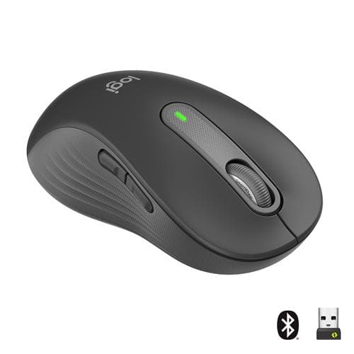Logitech Signature M650 L Wireless Mouse Left-hand Optical Bluetooth 4000 DPI Graphite