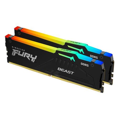 Kingston Technology FURY Beast 16GB 6000MT/s DDR5 CL36 DIMM (Kit of 2) RGB EXPO