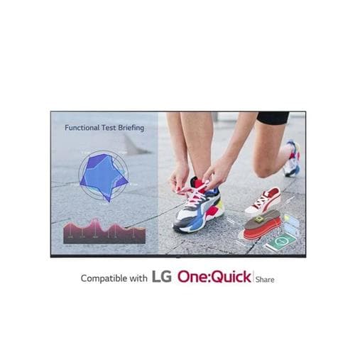 LG 50UL3J-E Digital signage display 127 cm (50') IPS 400 cd/m 4K Ultra HD Blue Web OS 16/7