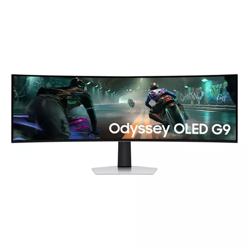 Samsung 49" Odyssey OLED G91SD DQHD 144Hz Gaming Monitor 124.5 cm (49") 5120 x 1440 pixels Dual QHD OLED 0.03 ms Silver
