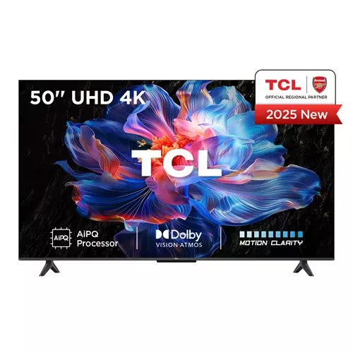 TCL 50V6C-UK 127 cm (50") 3840 x 2160 pixels DLED Smart TV Wi-Fi Metallic