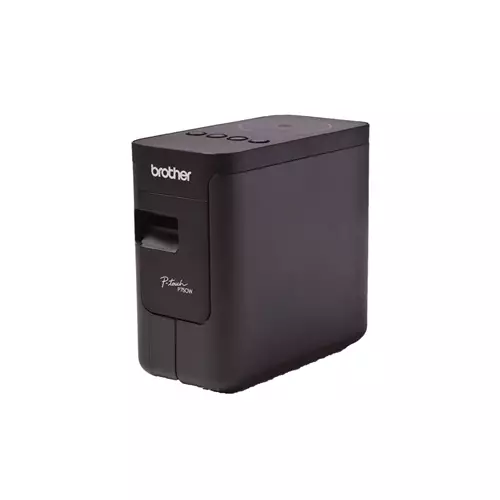 Brother PT-P750W. Maximum resolution: 180 x 180 DPI Print speed: 30 mm/sec. Connectivity technology: Wired & Wireless Wi-Fi USB port. Tape type: HSE/TZe. Product colour: Black