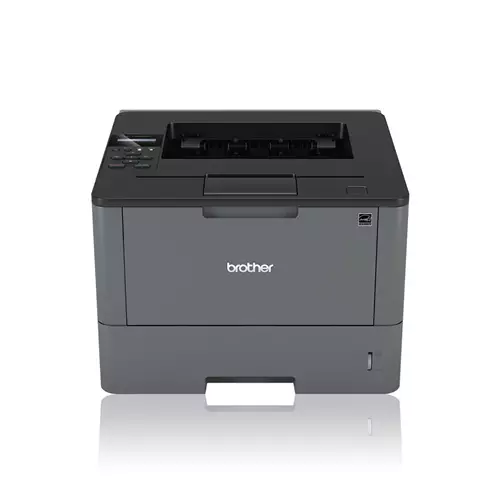 Brother HL-L5000D. Print technology: Laser. Number of print cartridges: 1 Maximum duty cycle: 50000 pages per month. Maximum resolution: 1200 x 1200 DPI. Maximum ISO A-series paper size: A4. Duplex printing. Display: LCD Product colour: Graphite