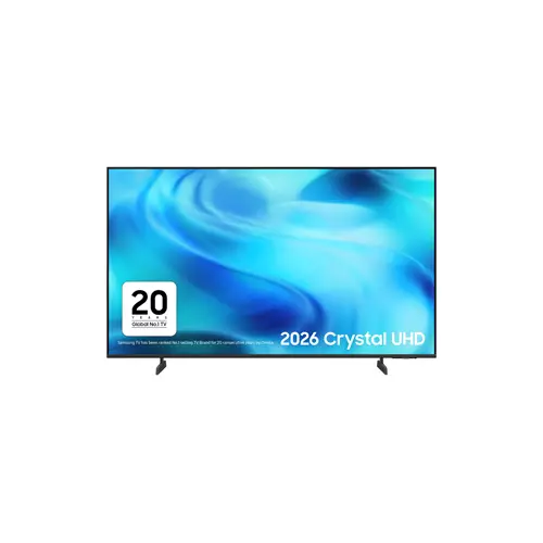 Samsung 65" Crystal UHD U8020H 4K Vision AI Smart TV (2026) 165.1 cm (65") 3840 x 2160 pixels 4K Ultra HD LED Wi-Fi DVB-T2 DVB-C