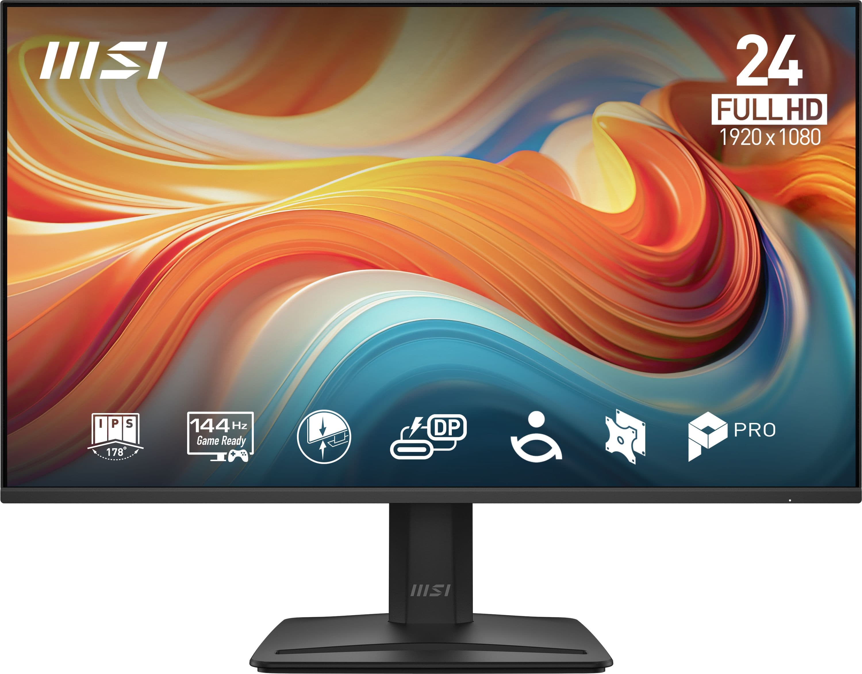 MSI Pro MP242 E14A 23.8" Full HD 144Hz Monitor - Black, Black