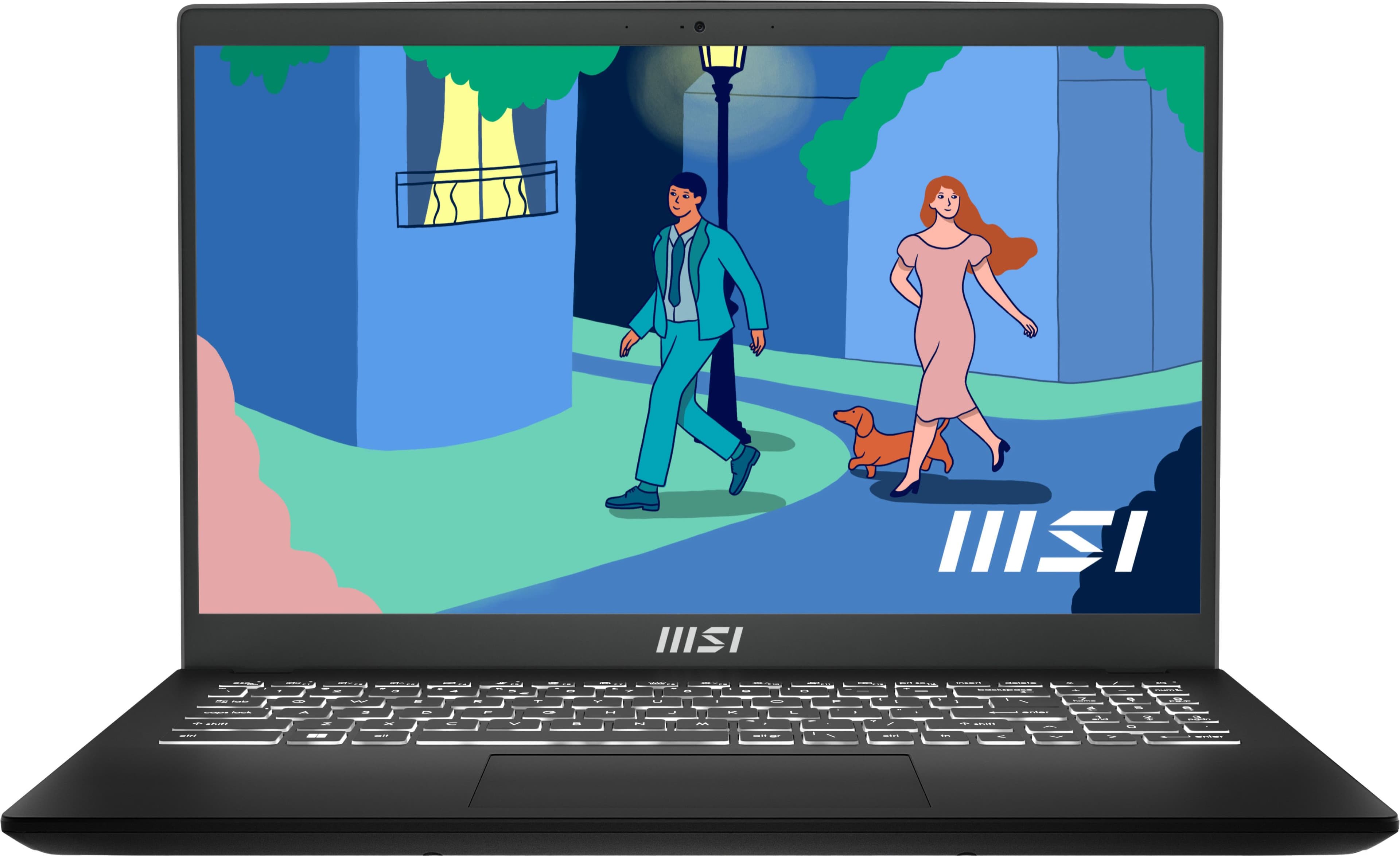 MSI Modern 15 B7M-086UK AMD Ryzen™ 7 7730U Laptop 39.6 cm (15.6") Full HD 8 GB DDR4-SDRAM 512 GB SSD Wi-Fi 6E (802.11ax) Windows 11 Home Black