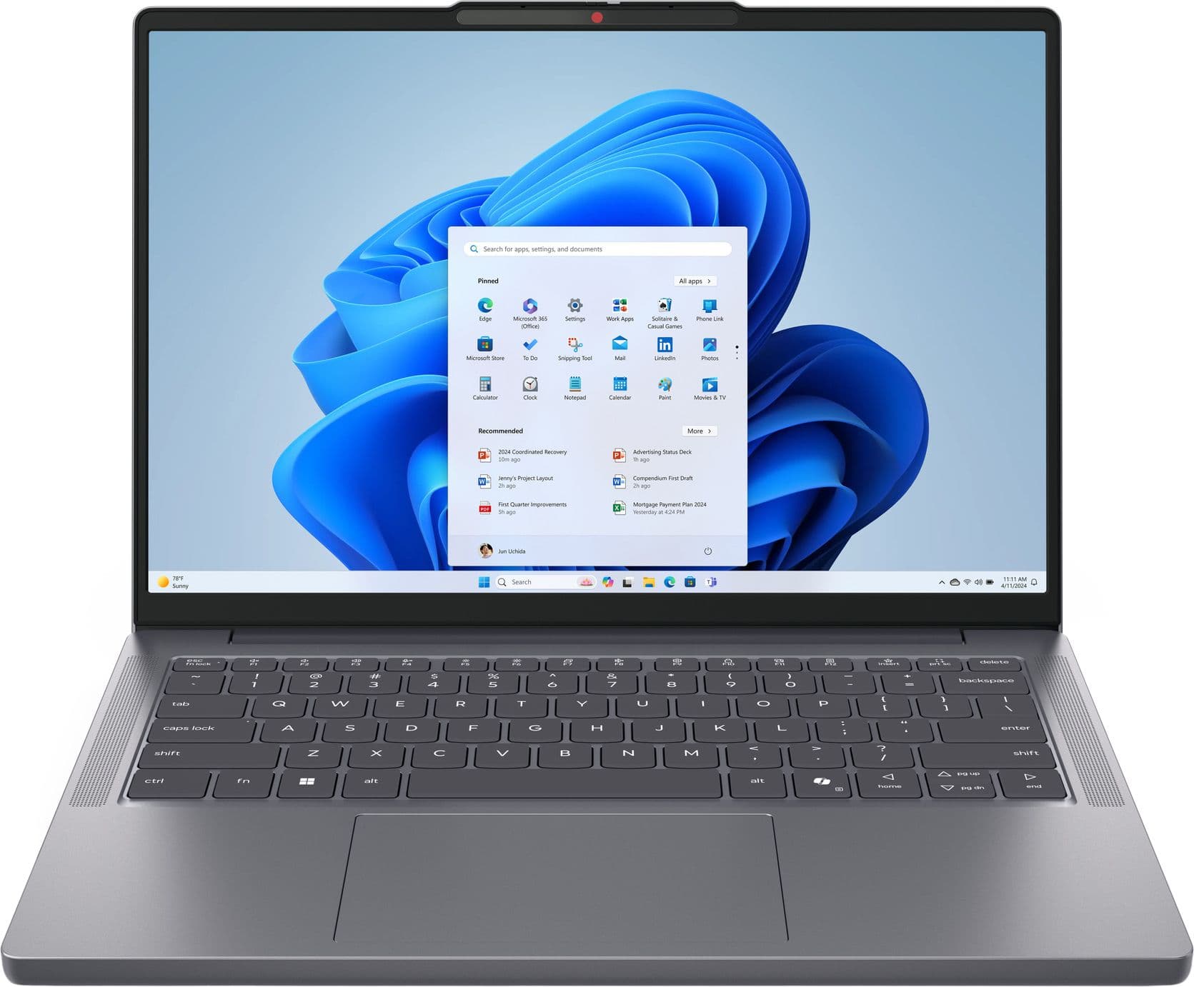 Lenovo IdeaPad Slim 3 14ARP10 AMD Ryzen™ 5 150 Laptop 35.6 cm (14") WUXGA 8 GB DDR5-SDRAM 512 GB SSD Wi-Fi 7 (802.11be) Windows 11 Home in S mode English Grey
