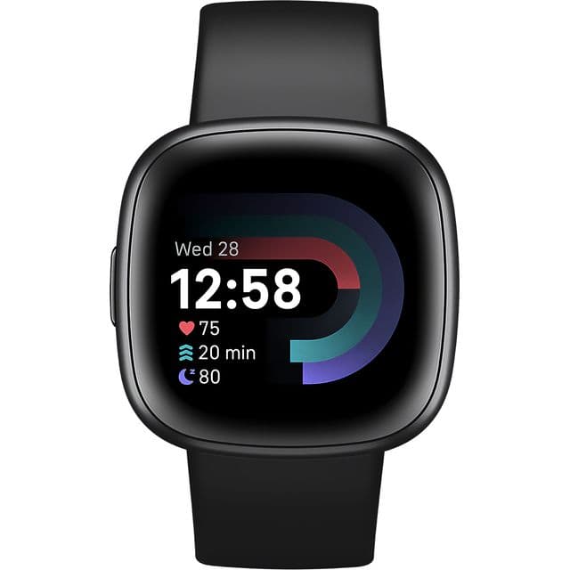 Fitbit Versa 4 Digital Touchscreen Graphite GPS (satellite)