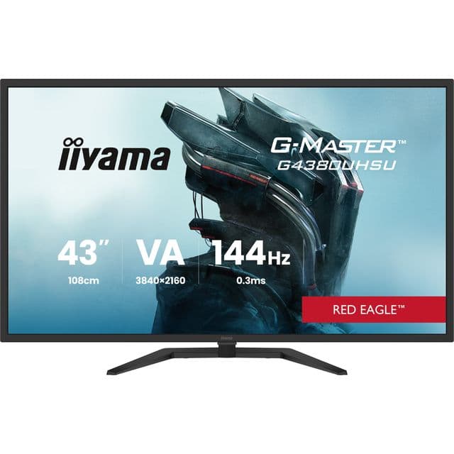 iiyama G-MASTER G4380UHSU-B2 computer monitor 108 cm (42.5") 3840 x 2160 pixels 4K Ultra HD LED Black