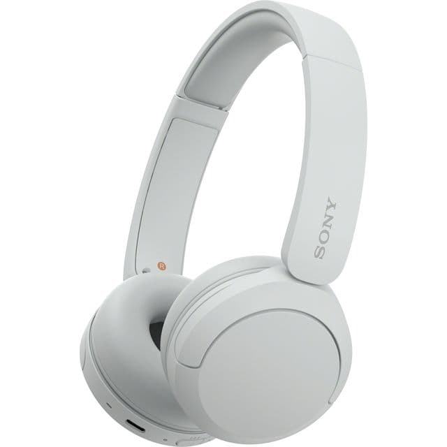 Sony WHCH520 Wireless On-Ear Headphones - White, White