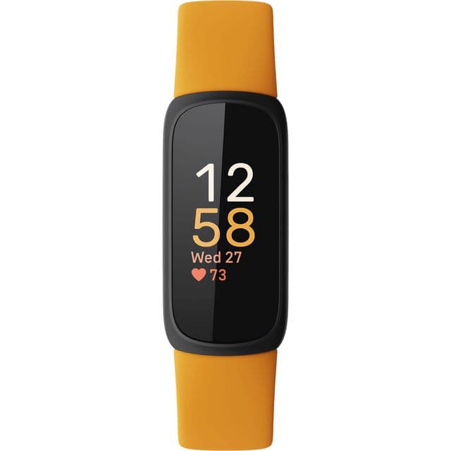 Fitbit Inspire 3 Black with Morning Glow Band Fitness Tracker