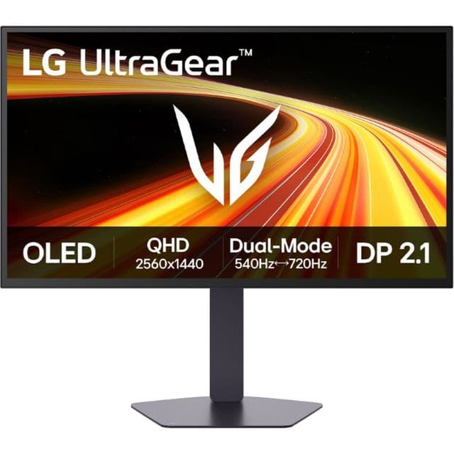 LG UltraGear GX7 WOLED 27-inch 4th Gen. QHD Gaming Monitorㅣ27GX790B with Dual-Mode(720Hz@HD, 540Hz@QHD), 0.02ms(GtG), DP2.1, VESA DisplayHDR™ True Black 500