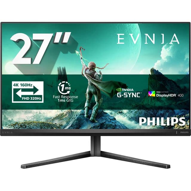 Philips Evnia 3000 27M2N3800A/00 68.6 cm (27") 3840 x 2160 pixels 4K Ultra HD LCD 1 ms Black