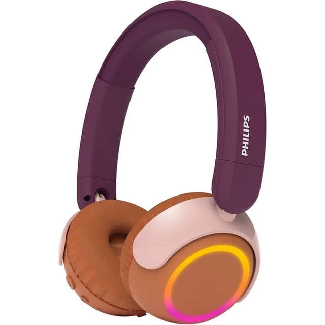 Philips 4000 series Kids' Wireless On-Ear Headphones - Magenta / Purple, Red