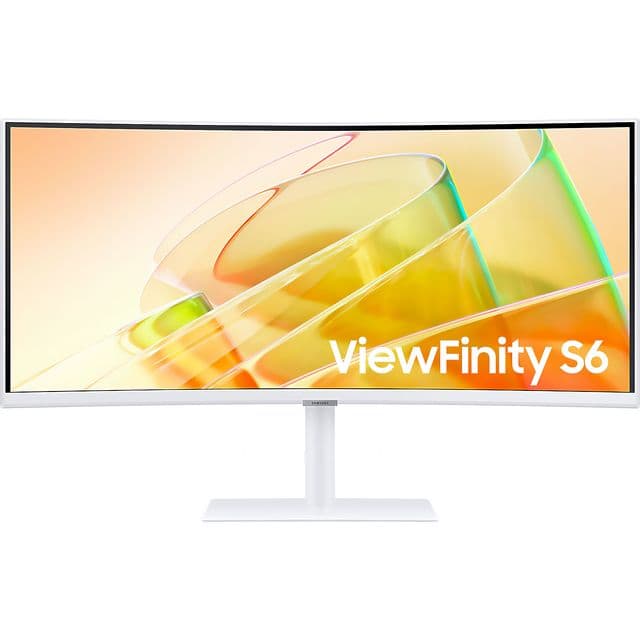 Samsung LS34C650TAU Computer Monitor 86.4 cm (34") 3440 x 1440 pixels 4K Ultra HD LED White