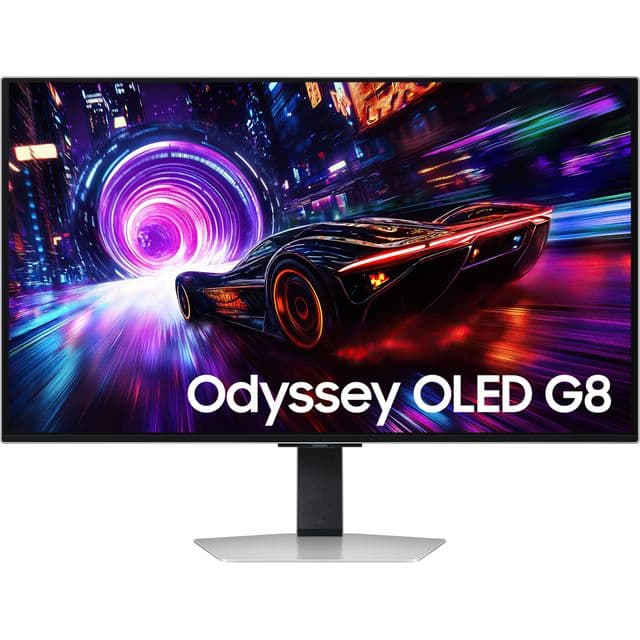 Samsung 32 Odyssey OLED G81SF 240Hz Gaming Monitor 81.3 cm (32") 3840 x 2160 pixels 4K Ultra HD OLED 0.03 ms Silver