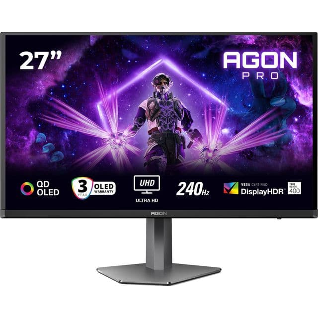 AOC G2 AG276UZD computer monitor 67.3 cm (26.5") 3840 x 2160 pixels 4K Ultra HD OLED Black