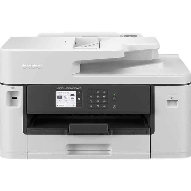 Brother MFCJ5340DWE Wireless Inkjet Printer - White, White