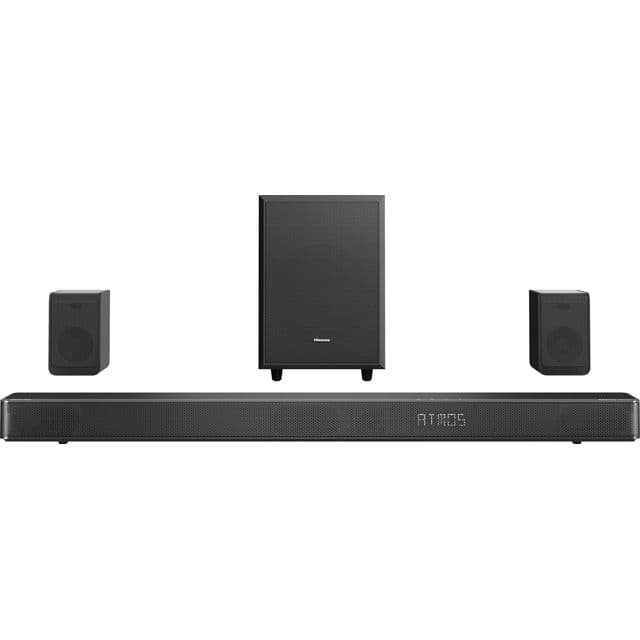 Hisense AX5125H 5.1.2 Soundbar with Wireless Subwoofer - Black