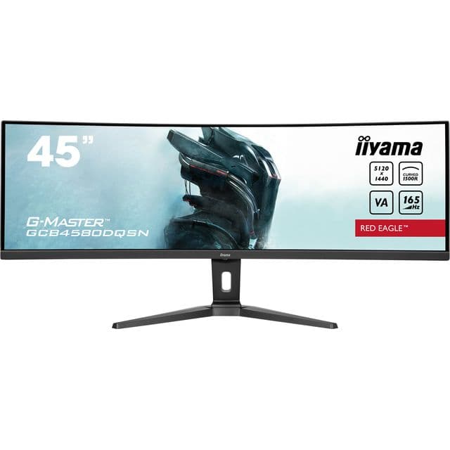 iiyama G-MASTER RED EAGLE CURVED computer monitor 113 cm (44.5") 5120 x 1440 pixels Dual QHD LED Black