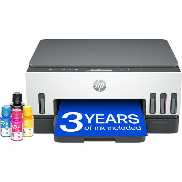 HP Smart Tank 7005 Wireless Inkjet Printer Up to 3 years of Ink Included - Grey / White, Grey
