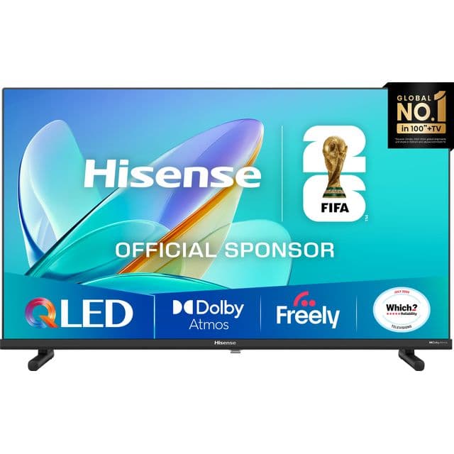 Hisense E5Q 32" Full HD QLED Smart Freely TV - 32E5QTUK