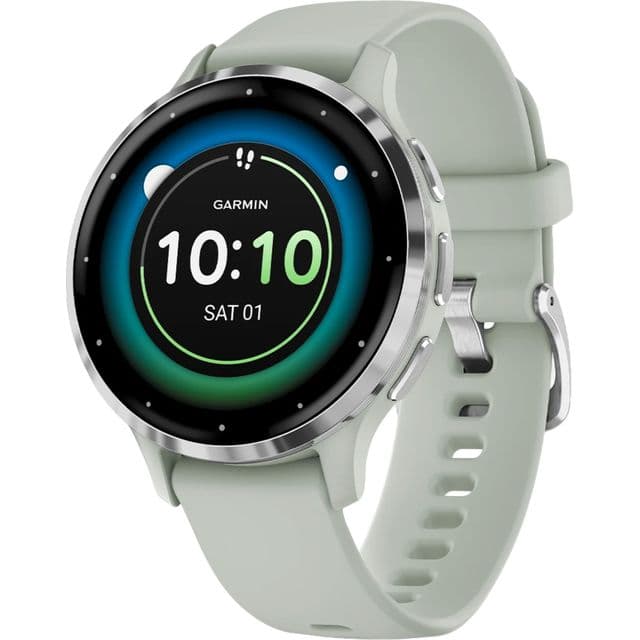 Garmin Venu® 3S, GPS - 41mm - Silver / Sage Grey