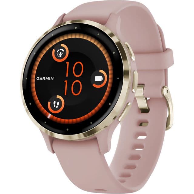 Garmin Venu® 3S, GPS - 41mm - Soft Gold / Dust Rose