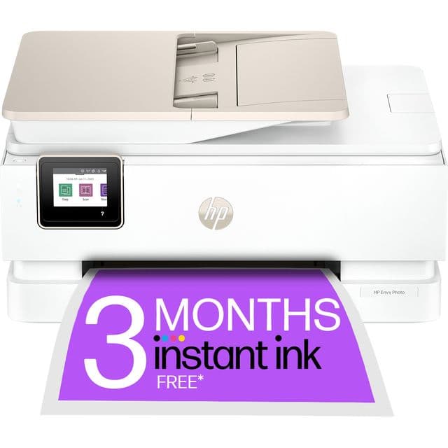 HP Envy Photo 7930 Wireless All In One Inkjet Printer includes 3 months Free Instant Ink - White