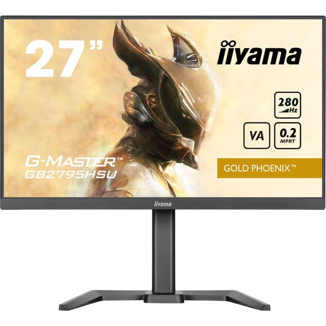 iiyama G-Master Gold Phoenix™ GB2795HSU-B1 27" Full HD 280Hz Gaming Monitor with FreeSync™ Premium - Black